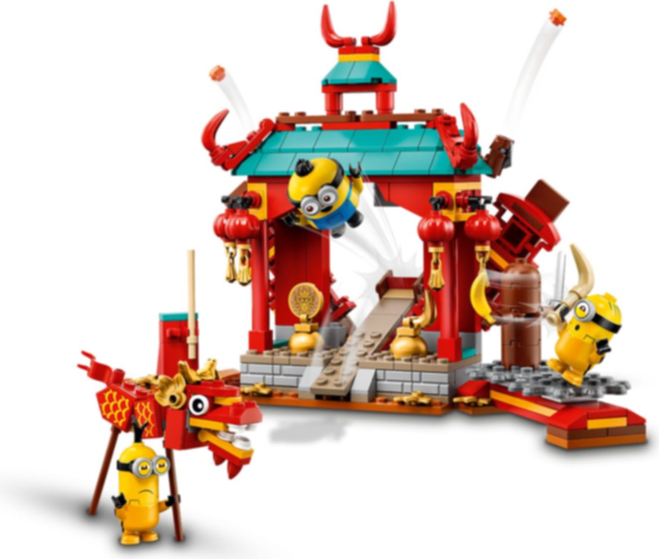 LEGO® Minions Minions Kung Fu Tempel spielablauf