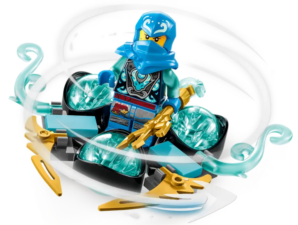 LEGO® Ninjago Le dérapage Spinjitzu : le pouvoir du dragon de Nya gameplay