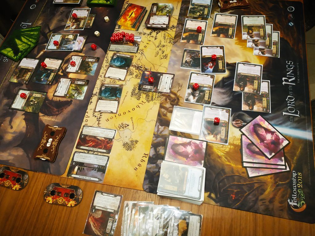 The Lord of the Rings: The Card Game – Fire in the Night gameplay