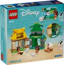 LEGO® Disney Diversión en la Isla con Vaiana parte posterior de la caja