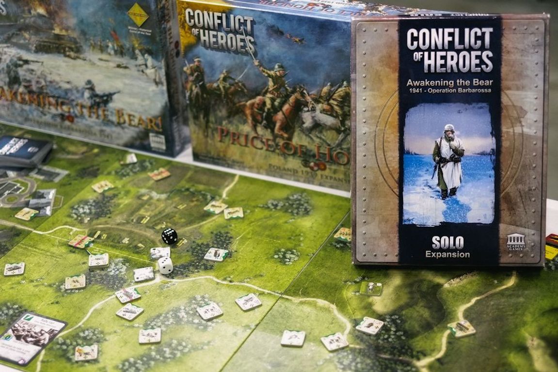 Conflict of Heroes: Front de l'Est – Extension solo composants