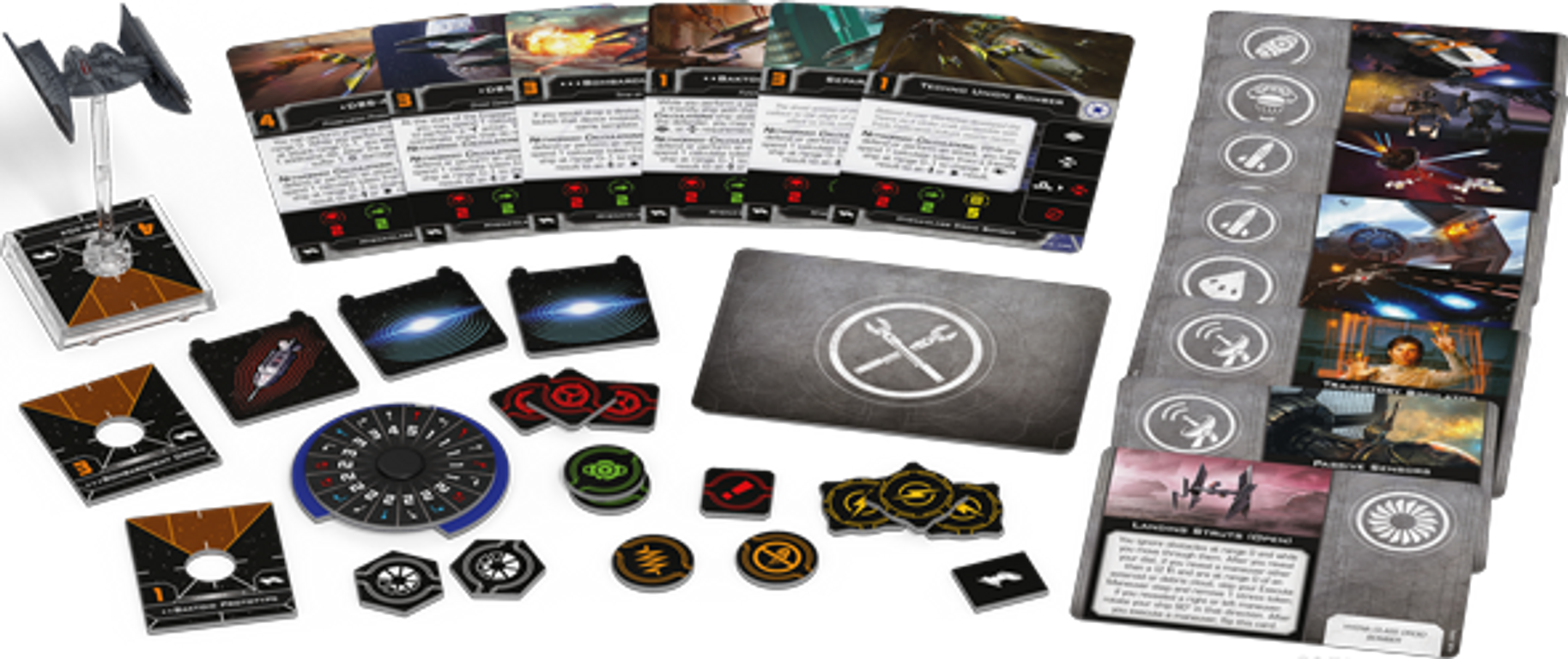 Star Wars, X-Wing: Bombardero droide clase Hiena partes