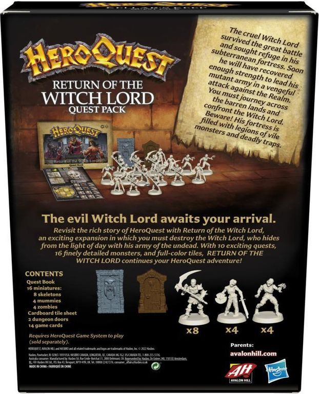 HeroQuest: Il ritorno del Signore degli Stregoni torna a scatola