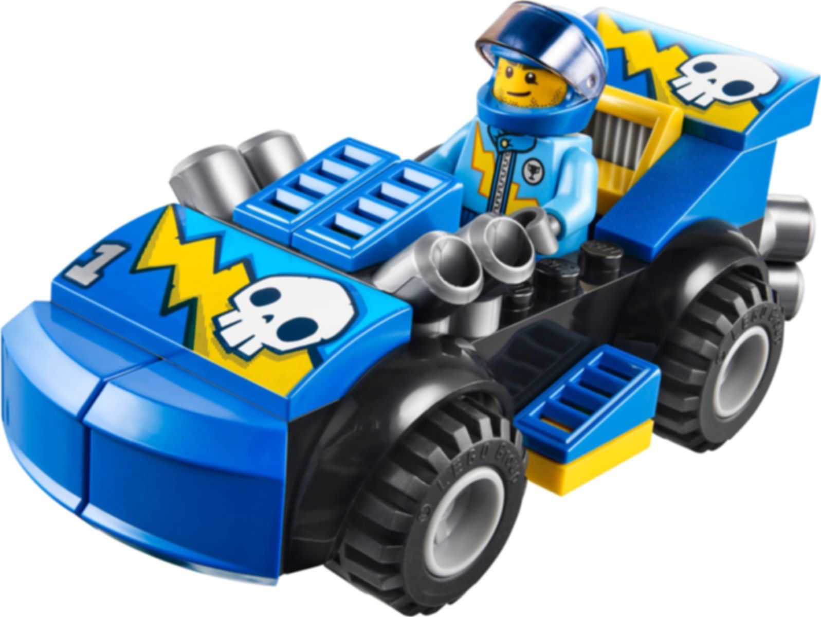 LEGO® Juniors Grande boîte du rallye automobile composants