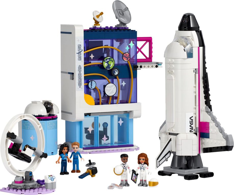 LEGO® Friends Olivia’s ruimte-opleiding componenten