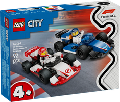 LEGO® City F1 Williams Racing en Haas F1 racewagens