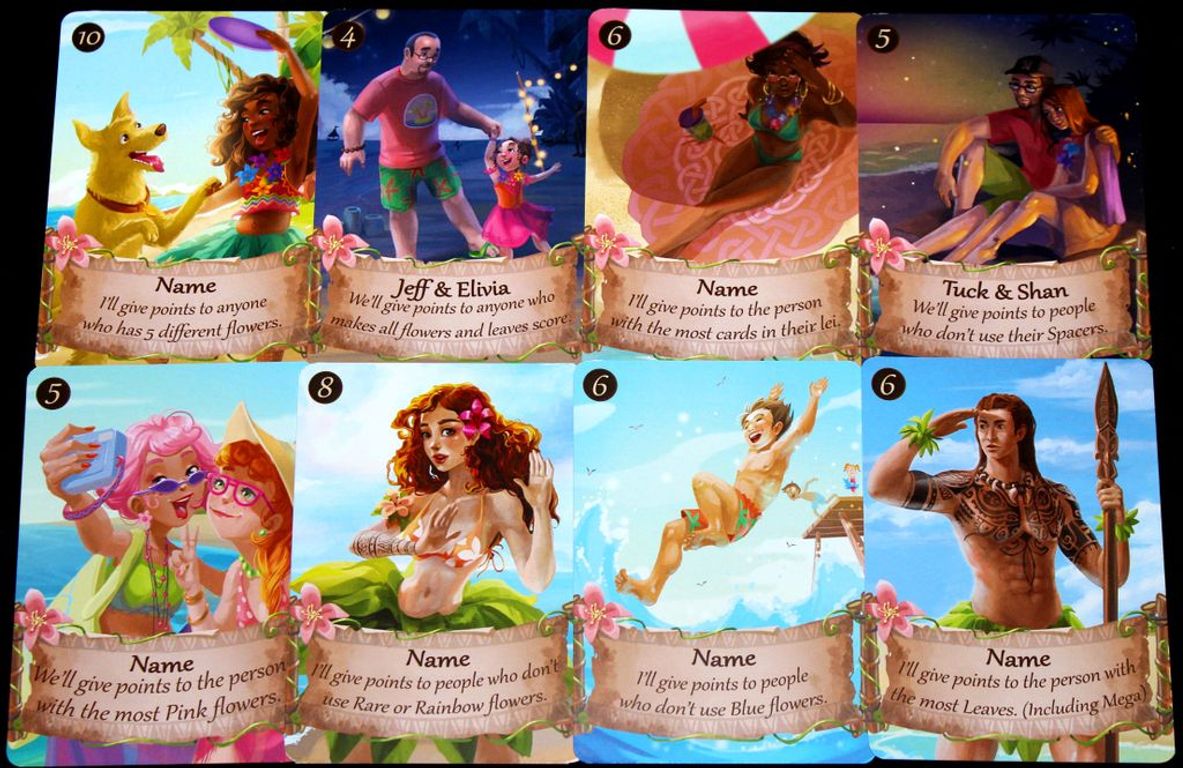 Lucky Luau cards