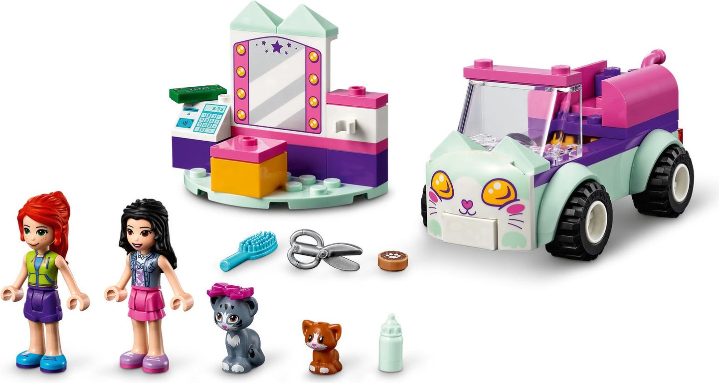 LEGO® Friends Cat Grooming Car components