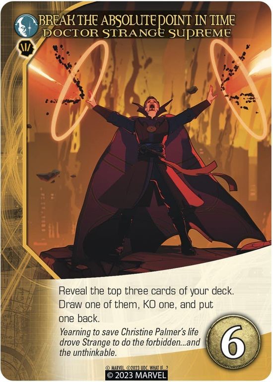 Legendary: A Marvel Deck Building Game – Marvel Studios' What If...? card