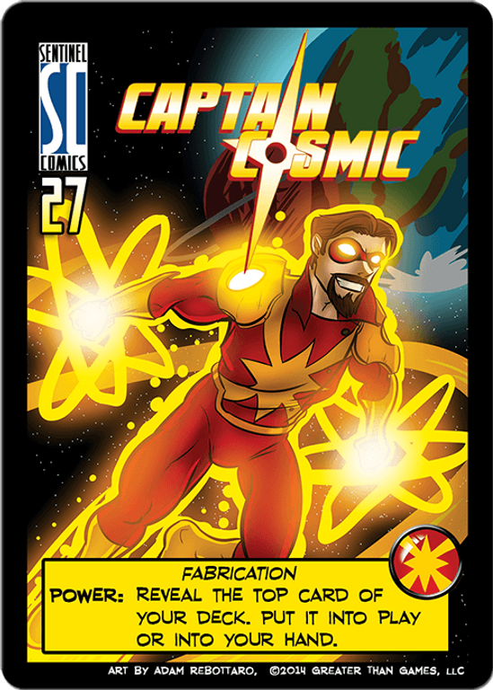 Sentinels of the Multiverse: Wrath of the Cosmos Captain Cosmic kaart