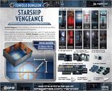 Tenfold Dungeon: Starship Vengeance parte posterior de la caja