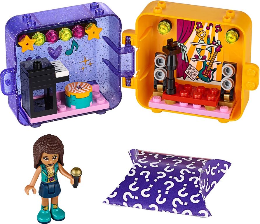 LEGO® Friends Andrea's Play Cube components