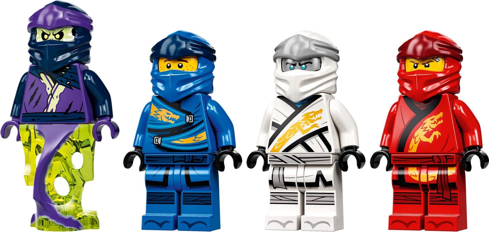 LEGO® Ninjago Vuelo Final del Barco de Asalto Ninja minifiguras