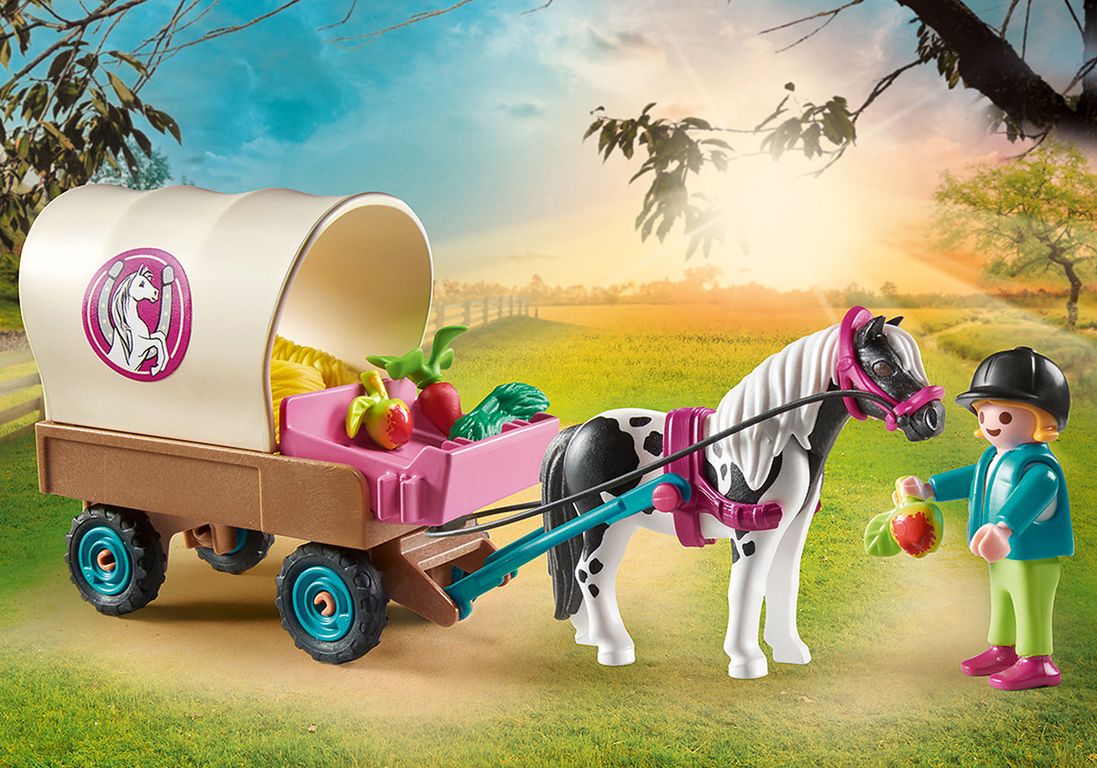 Playmobil® Country Pony Wagon gameplay