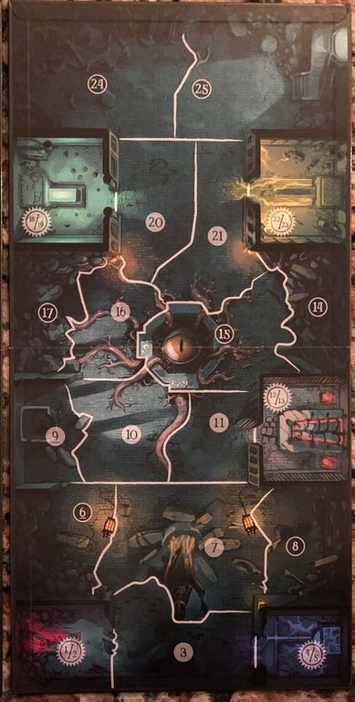 Wildlands: Map Pack 2 – The Fall of the Dark House tavolo da gioco
