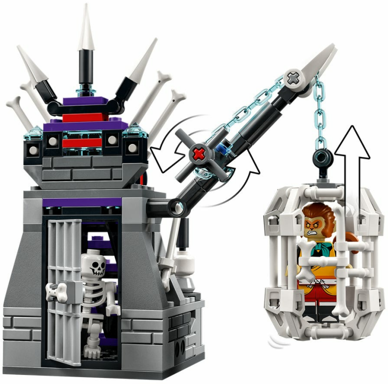 LEGO® Monkie Kid Nezha’s Fire Ring components