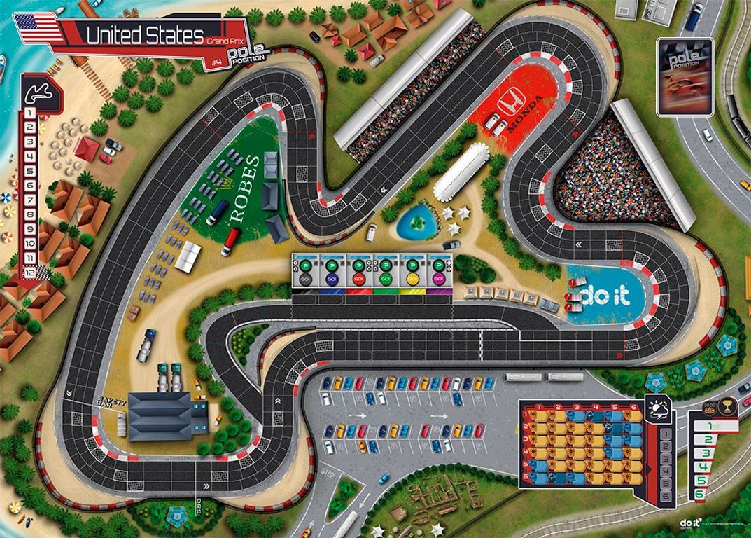 Pole Position game board
