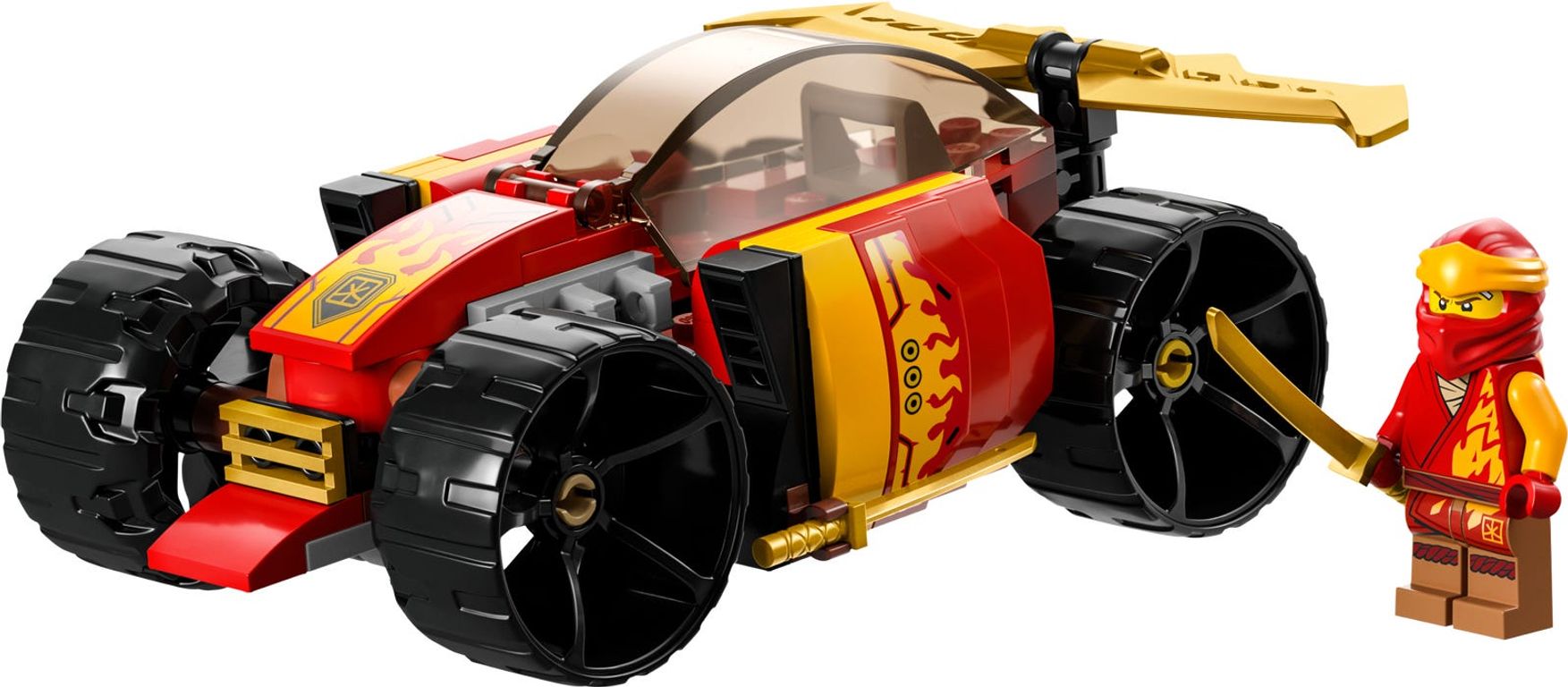 LEGO® Ninjago Auto da corsa Ninja di Kai - EVOLUTION componenti