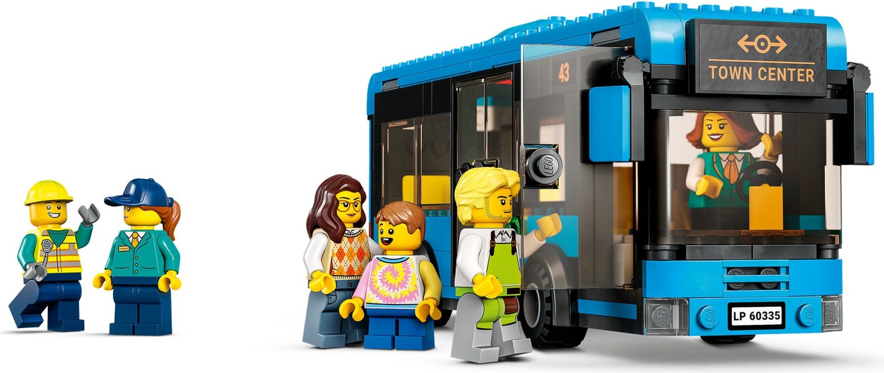 LEGO® City Treinstation minifiguren