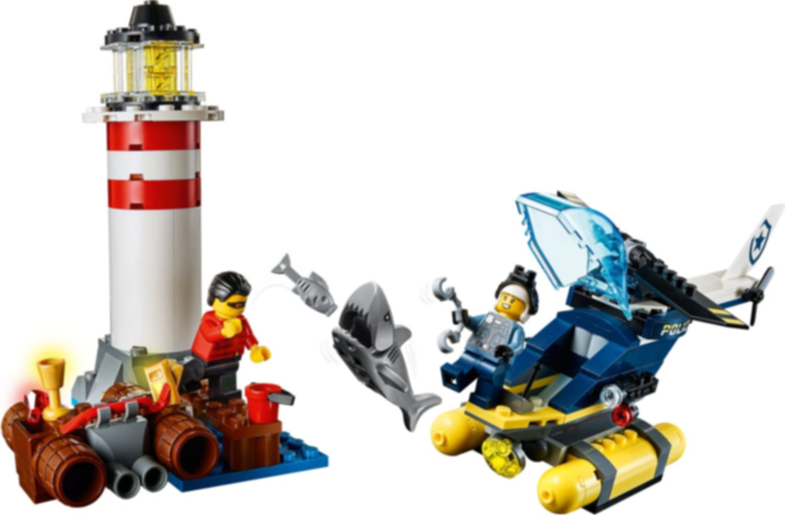 LEGO® City Festnahme am Leuchtturm spielablauf