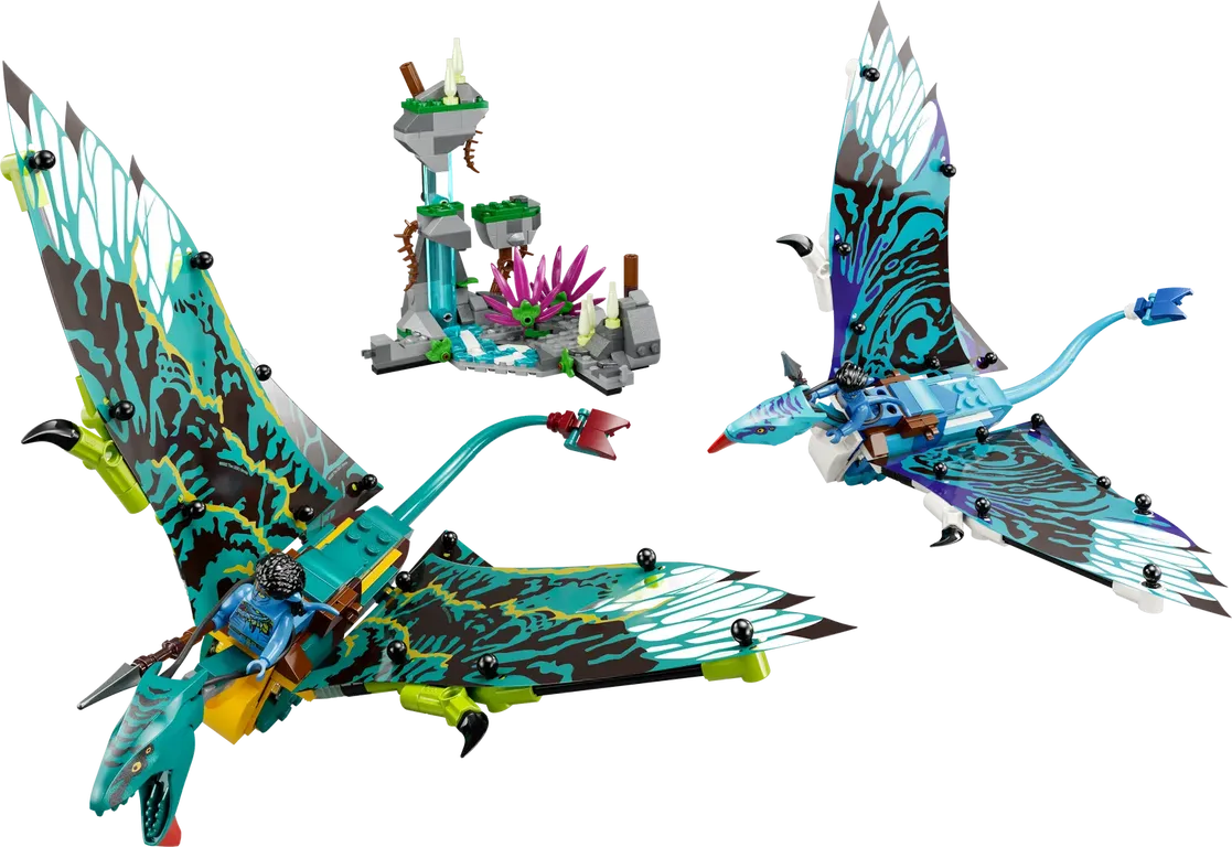 LEGO® Avatar Le premier vol en Banshee de Jake et Neytiri composants