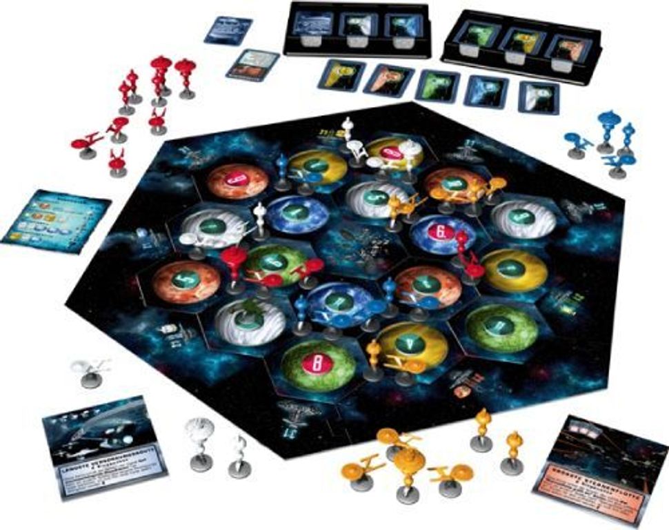 Star Trek Catan componenten