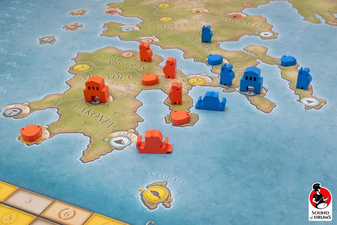 History of the Ancient Seas I: HELLAS gameplay