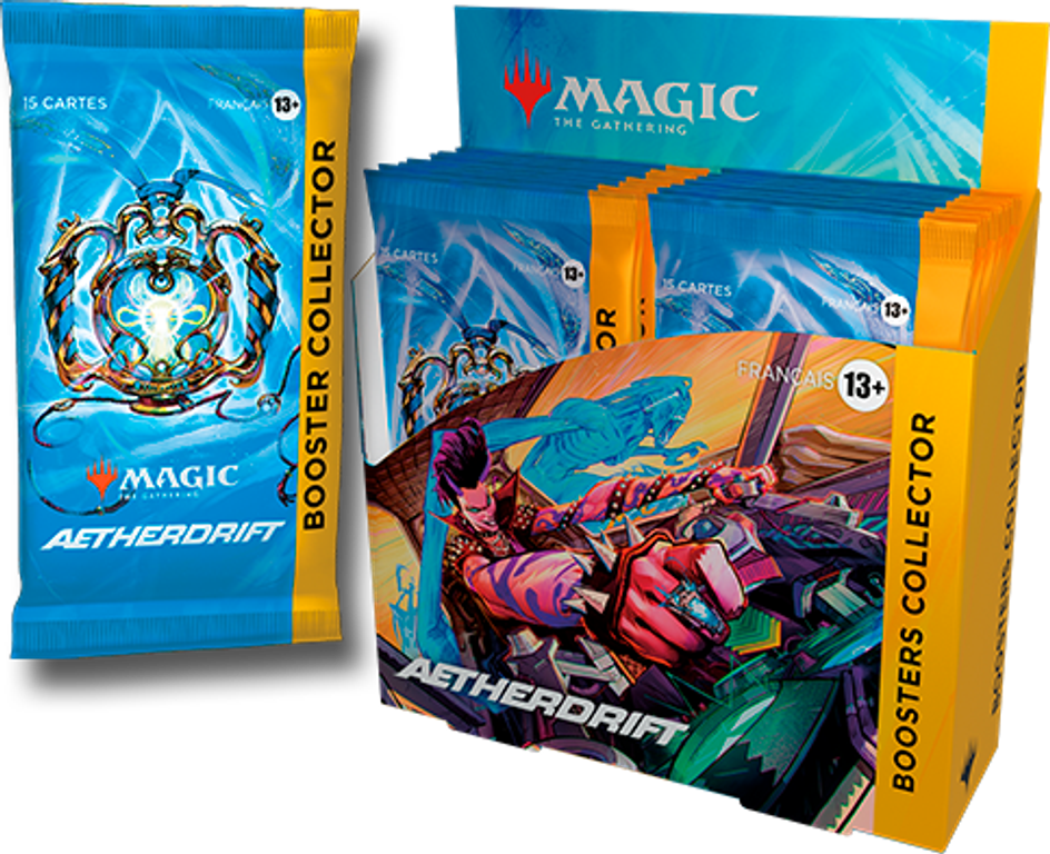Magic: the Gathering - Aetherdrift Collectors Booster Display (12 boosters) boîte