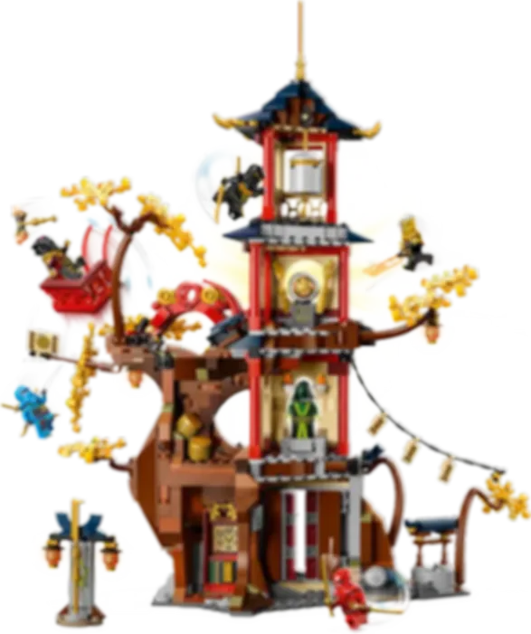 LEGO® Ninjago Tempel van de drakenenergiekernen speelwijze