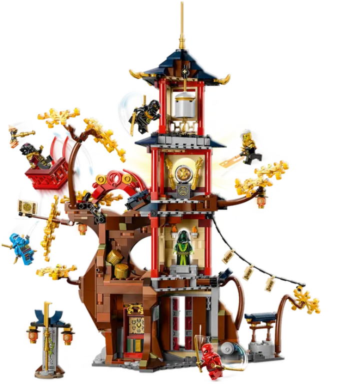 LEGO® Ninjago Núcleos de Energía del Templo del Dragón jugabilidad
