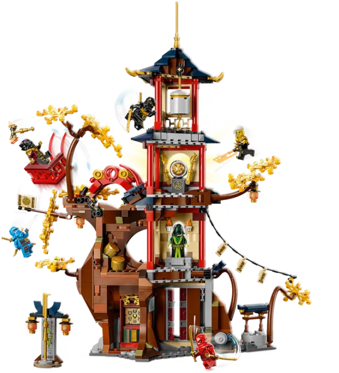 LEGO® Ninjago Tempel van de drakenenergiekernen speelwijze