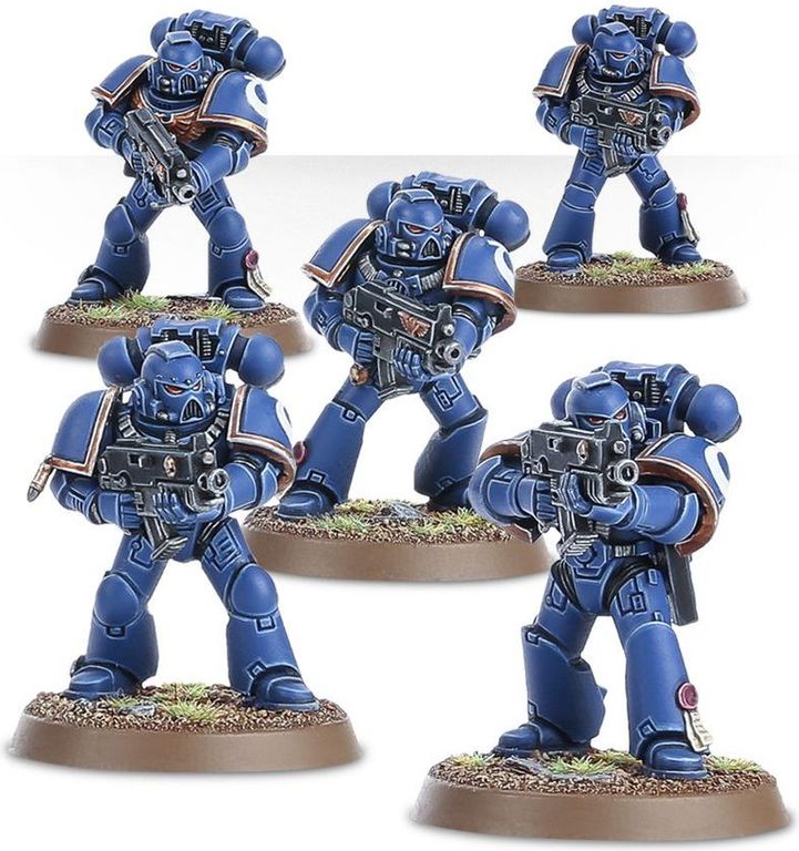Warhammer 40,000: Space Marines - Tactical Squad miniatures