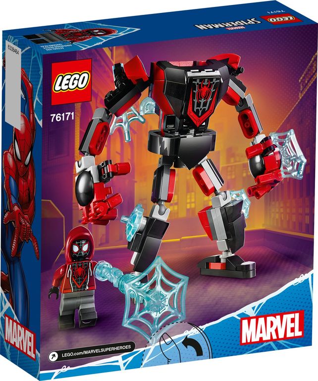 LEGO® Marvel L’armure robot de Miles Morales dos de la boîte