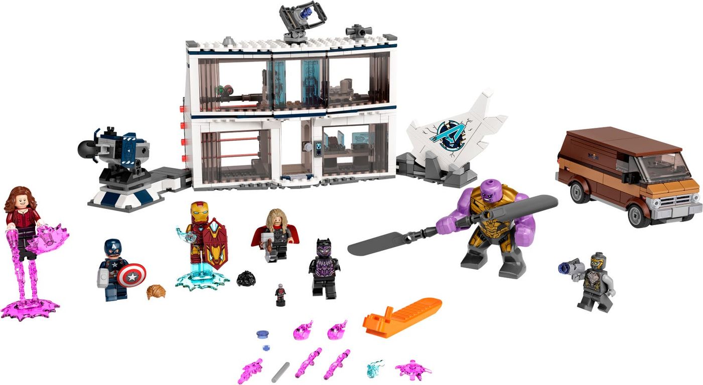 LEGO® Marvel Avengers: Endgame Final Battle componenten