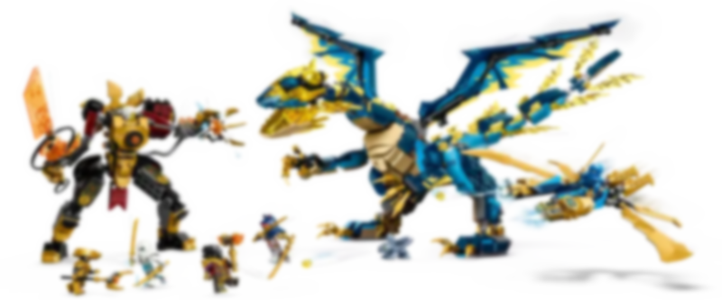 LEGO® Ninjago Elemental Dragon vs. The Empress Mech gameplay