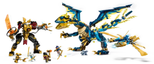 LEGO® Ninjago Elementdraak vs. de mecha van de keizerin speelwijze