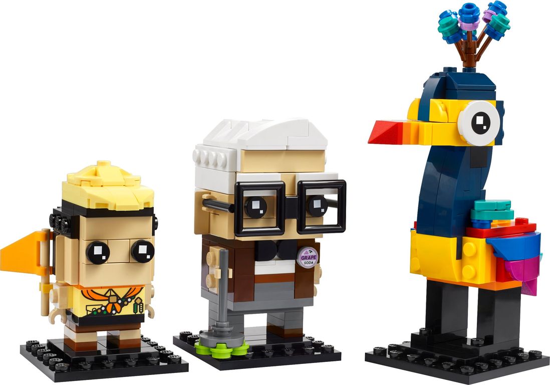 LEGO® BrickHeadz™ Carl, Russell e Kevin personaggi