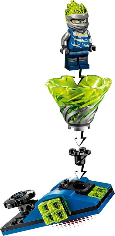 LEGO® Ninjago Spinjitzu Slam – Jay komponenten