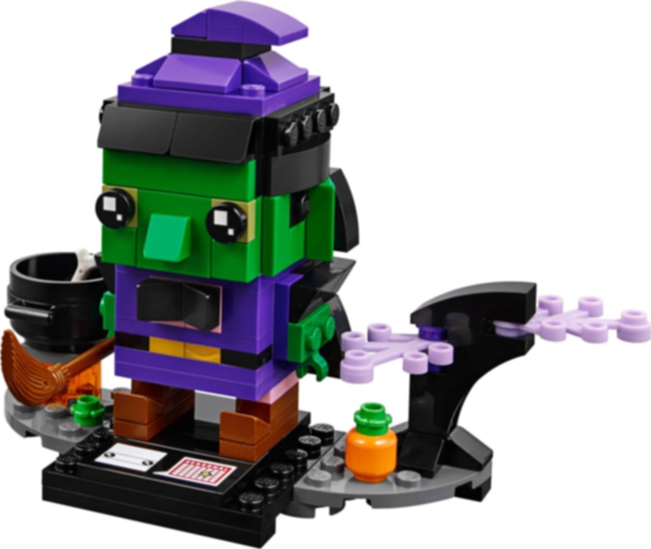 LEGO® BrickHeadz™ Strega di Halloween componenti
