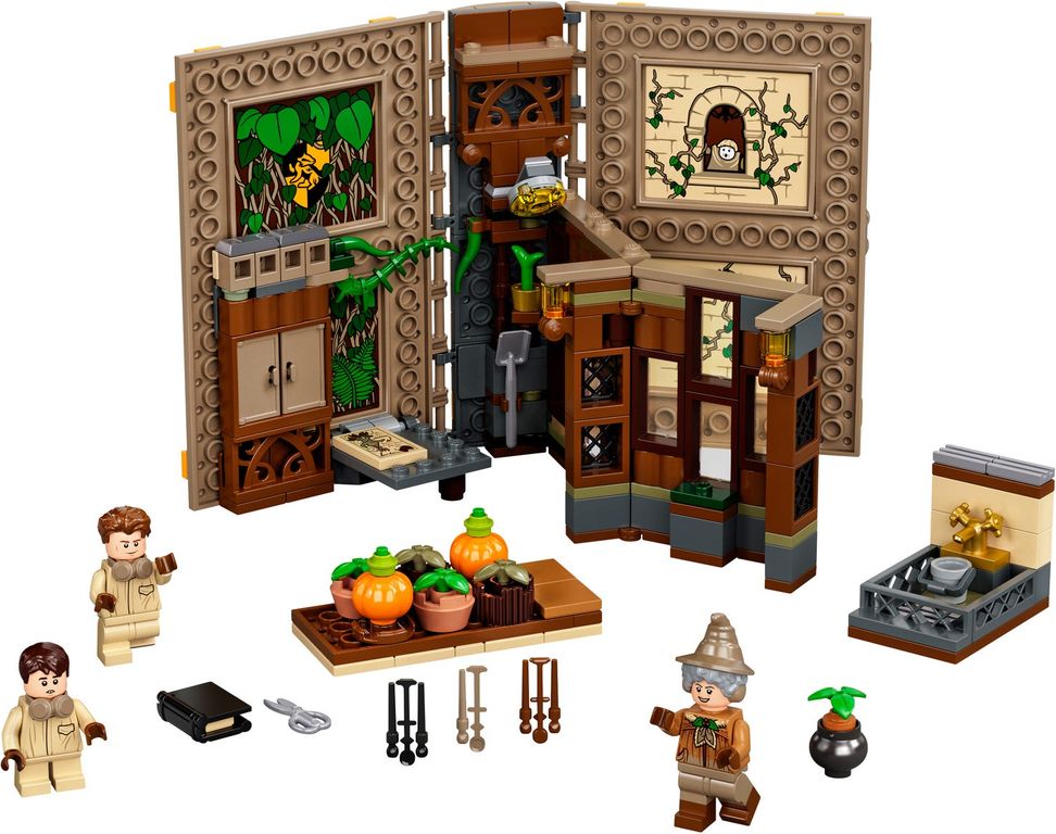 LEGO® Harry Potter™ Hogwarts™ Moment: Kräuterkundeunterricht komponenten