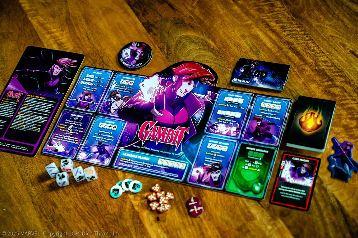 Marvel Dice Throne: X-Men Box 2 components