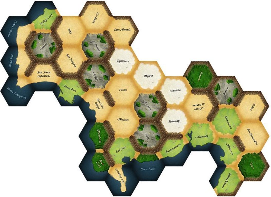 The Golden Wilderness tiles