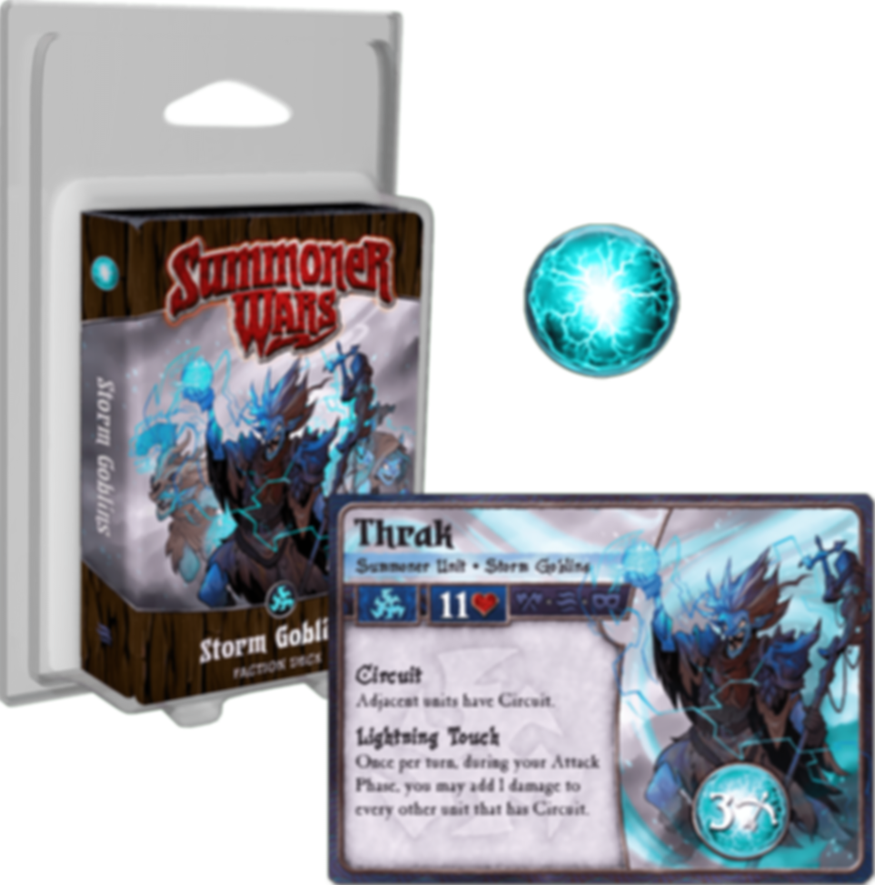 Summoner Wars (Second Edition): Storm Goblins Faction Deck composants