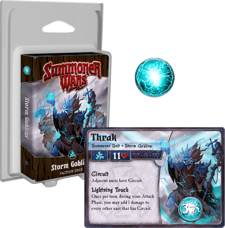 Summoner Wars (Second Edition): Storm Goblins Faction Deck components