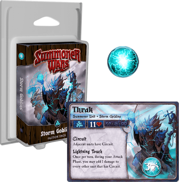 Summoner Wars (Second Edition): Storm Goblins Faction Deck componenten