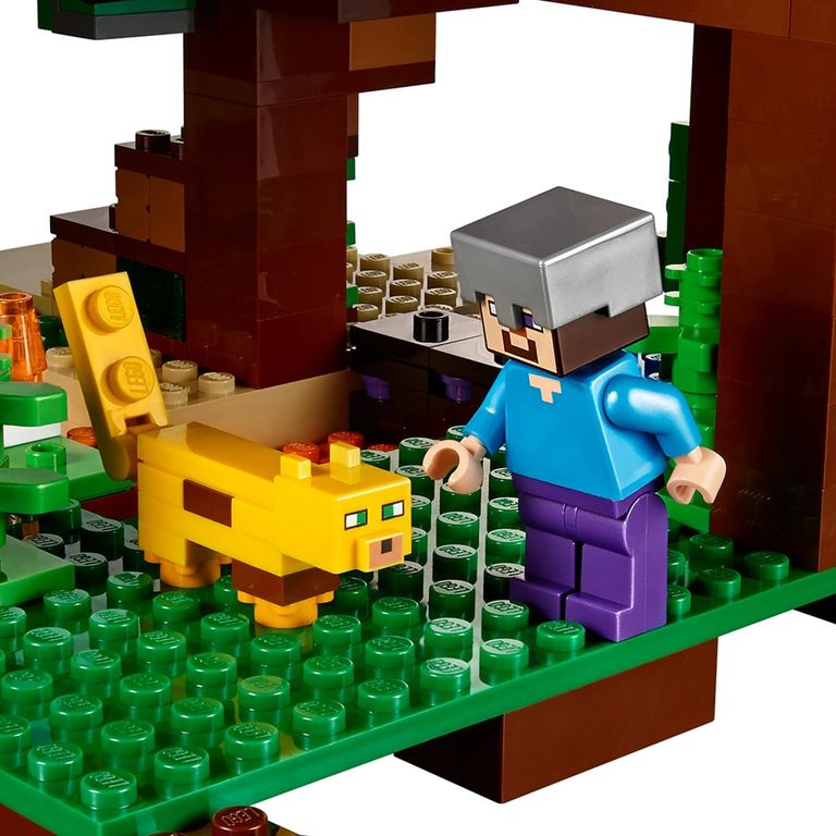 LEGO® Minecraft La casetta sull'albero della giungla minifigure