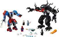 LEGO® Marvel Spider Mech vs. Venom components