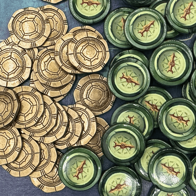 Lost Ruins of Arnak: Multiverse Coin/Compass Tokens