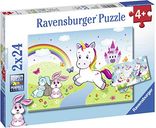 2 puzzles - licorne