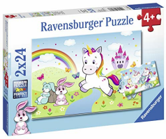 2 puzzles - licorne